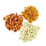 almonds cashew raisin