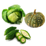 cabbage bitterguard pumpkin