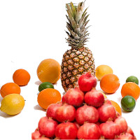 Pomegranate Pineapples Oranges